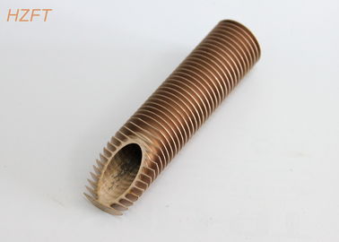 Heat Transferring Copper Extruded Spiral Finned Tube For Oil Cooler